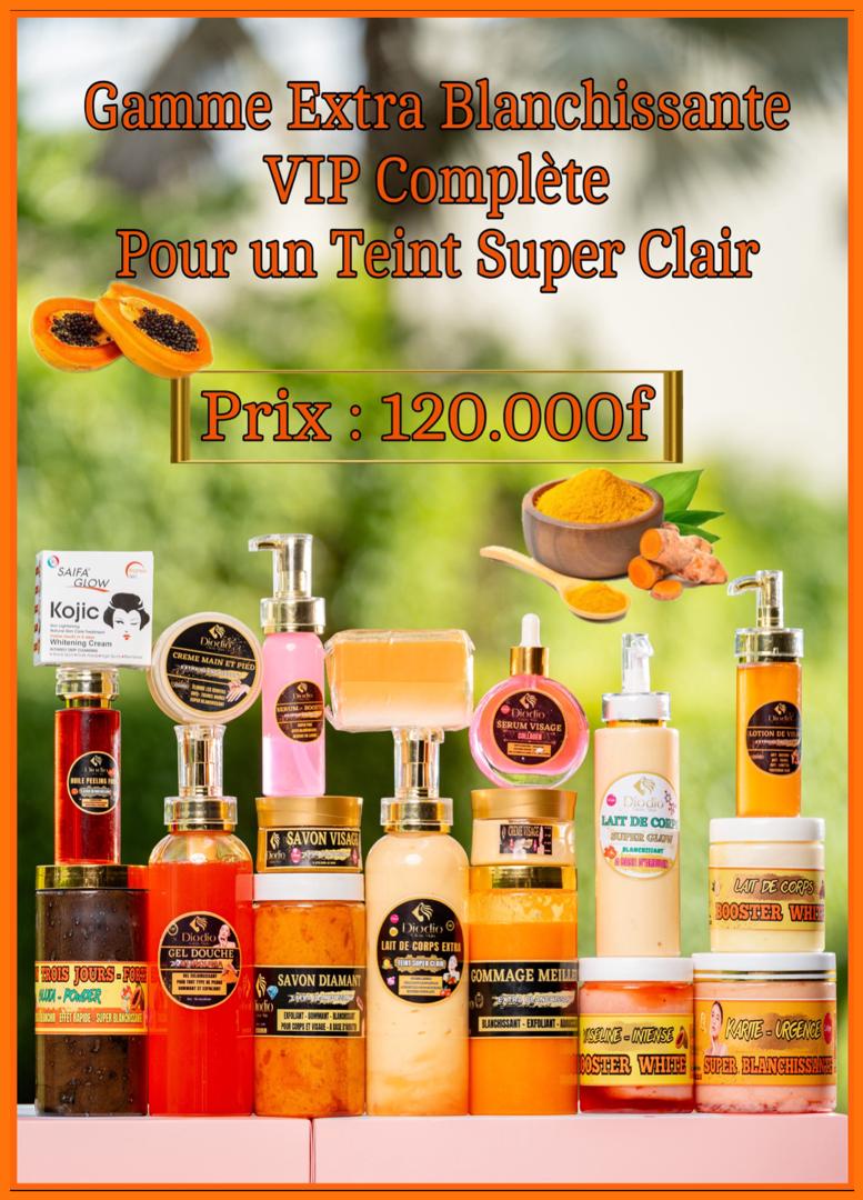 Gamme  Extra Blanchissante complète