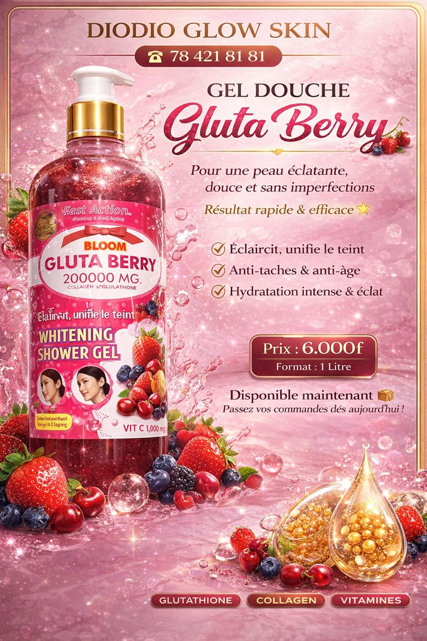 Gel de douche Gluta Berry