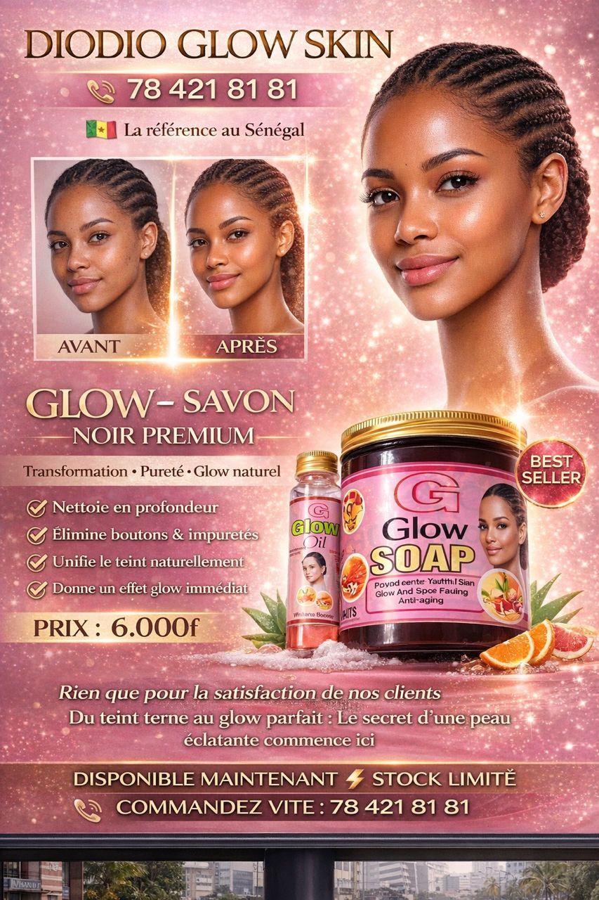 Glow Savon Noir - Premium