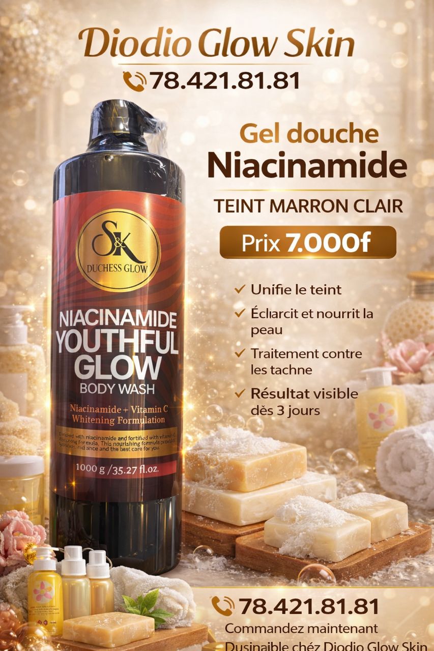 Gel de douche niacinamide