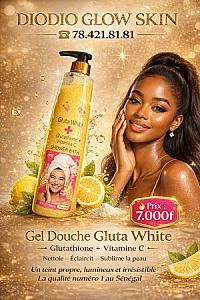 Gel douche gluta white