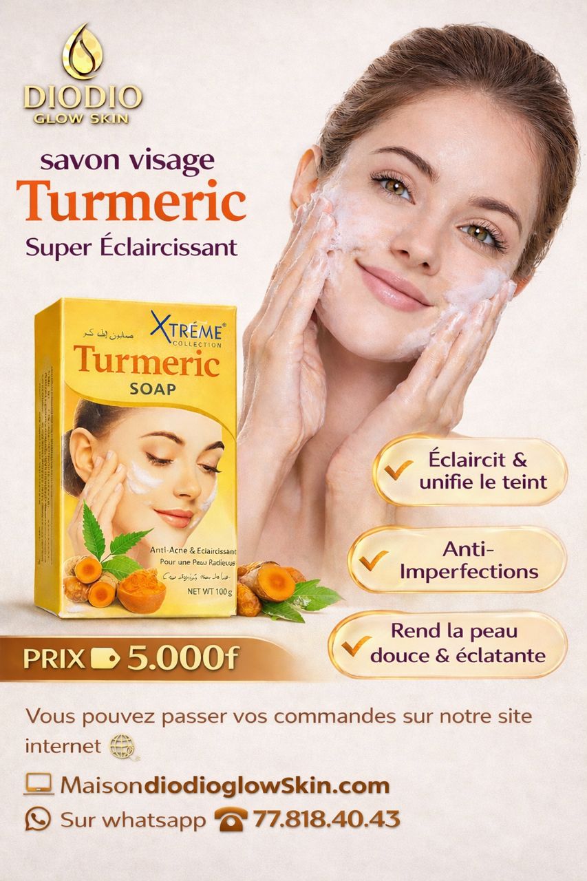 Savon de visage - Tumerik Soap Super Éclaircissant