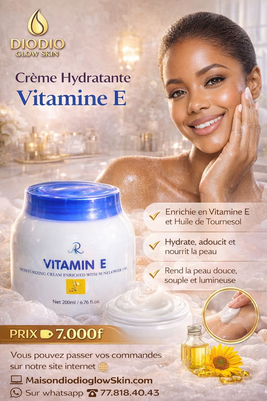 Crème Hydratante - Vitamine E