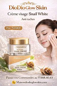 Crème visage Snail White - Anti taches