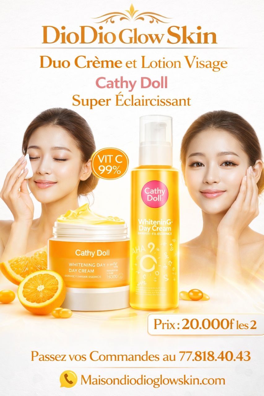 Duo Crème et Lotion Visage Cathy Doll Super Eclaircissant