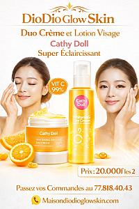 Duo Crème et Lotion Visage Cathy Doll Super Eclaircissant