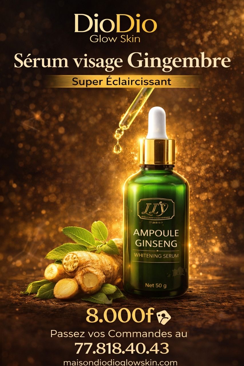Sérum visage Gingembre