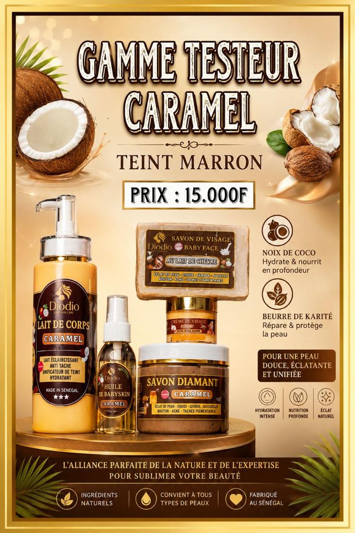 Gamme Testeur caramel
