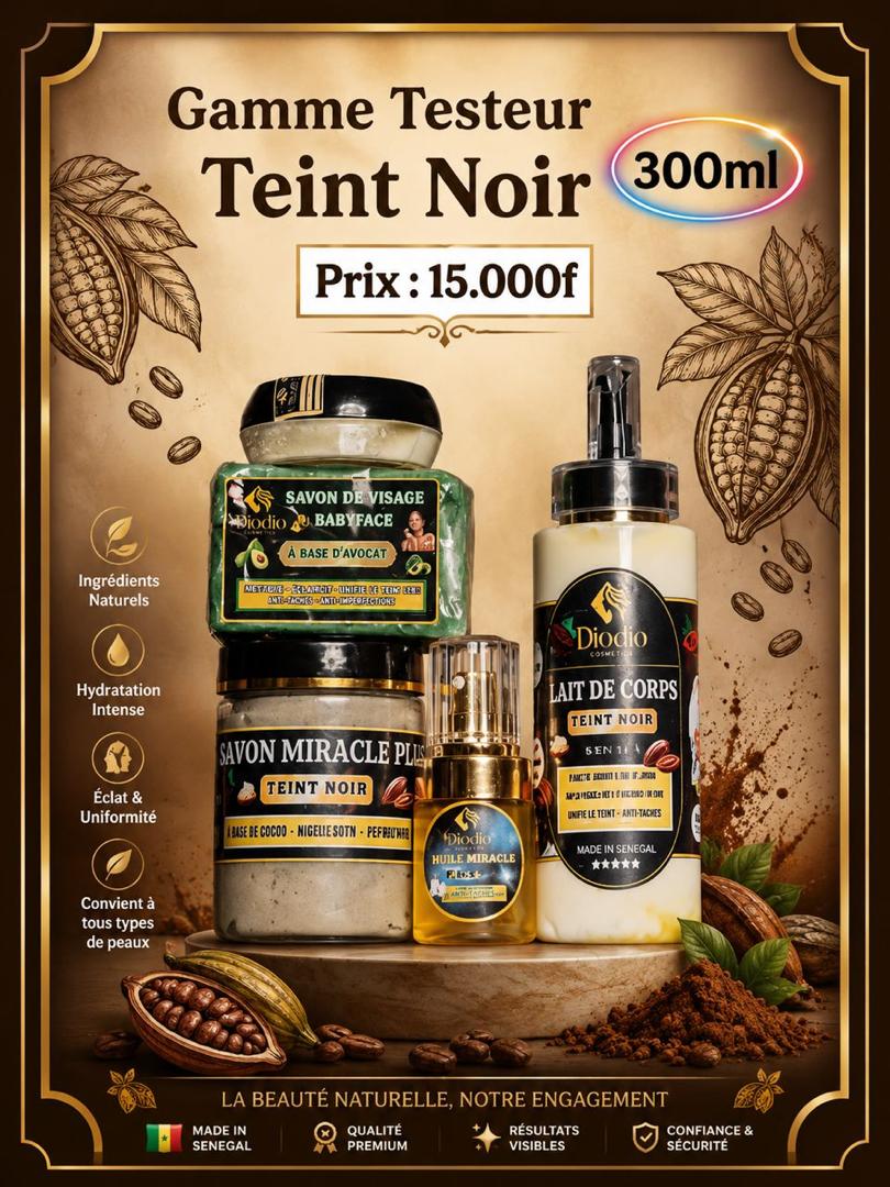 Gamme Testeur - Teint Noir