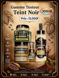 Gamme Testeur - Teint Noir
